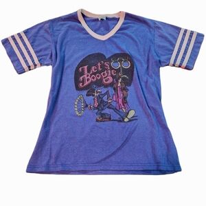 RESERVED Vintage Let's Boogie T-Shirt Tee Unique